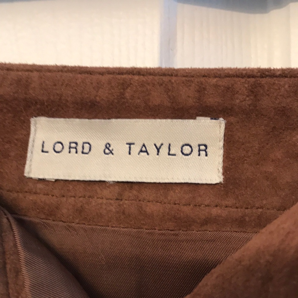 Swade camel long Skirt